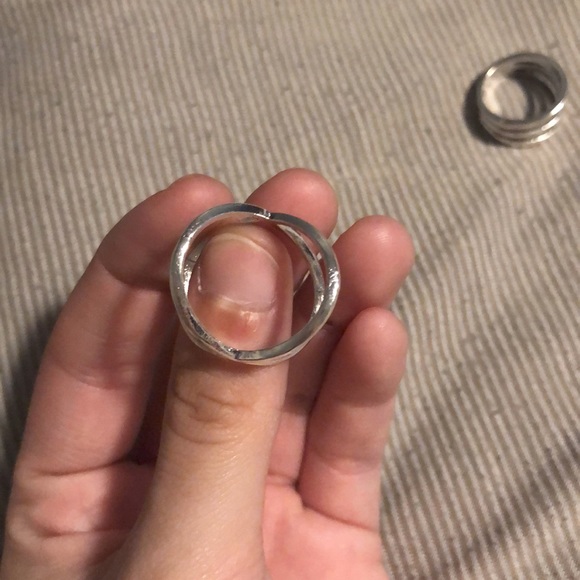 Brand New 2 Pack of Silver Rings - Picture 10 of 12